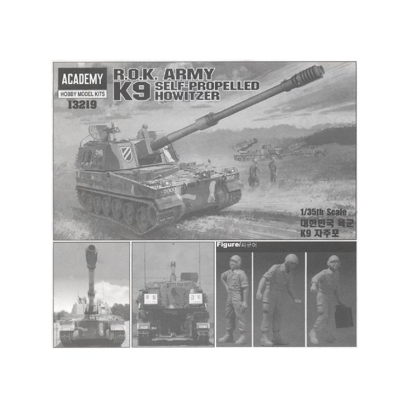 Plastic Model 1/35 Republic of Korea Army K9 Self-Propelled Gun