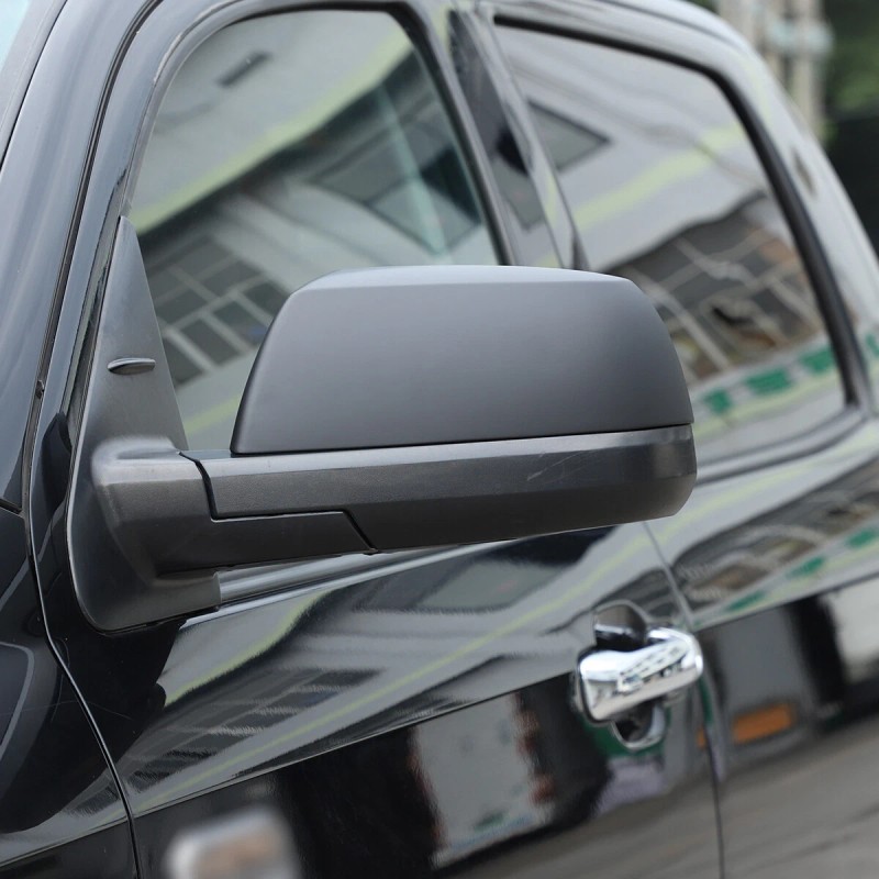 car-king888 ABS Side Mirror Cover Matte Black Protect Shell For