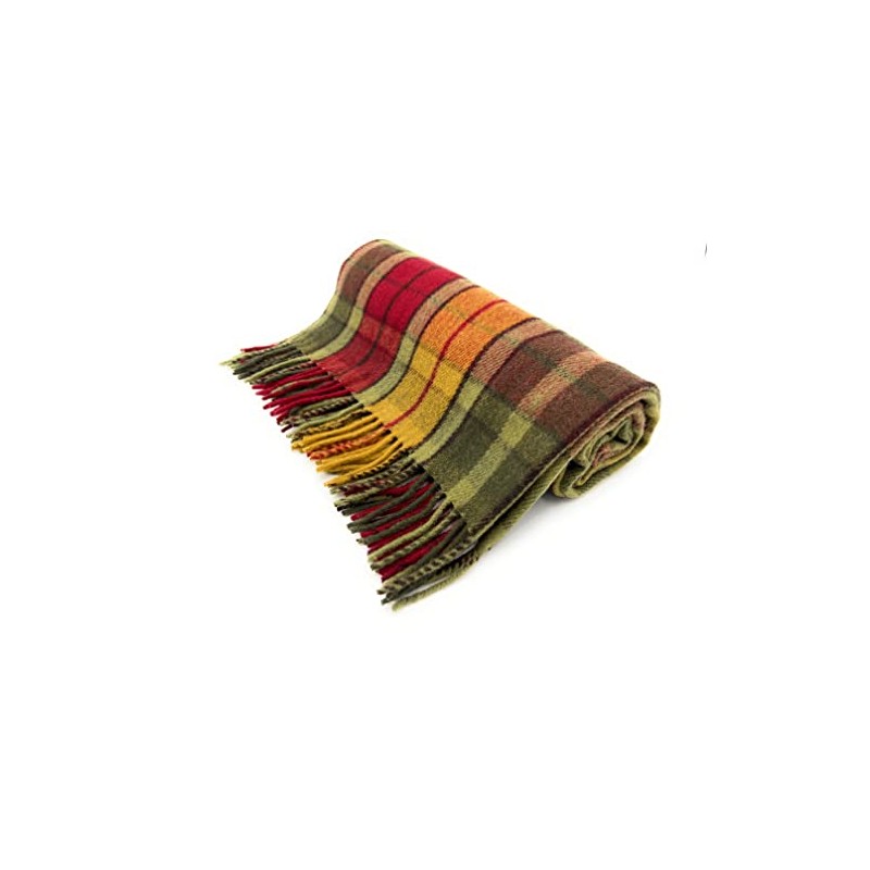 Tartan Knee Travel Rug Blanket Wool (Buchanan Autumn)