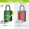 ZHEGE Key Safe Padlock, Key Box with Code Wall Mounted,