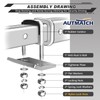 AUTMATCH Hitch Tightener Anti-Rattle Clamp, Heavy Duty Hitch Stabilizer for