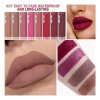 Mc Set De 8 Brillos Labiales Impermeables De Terciopelo.