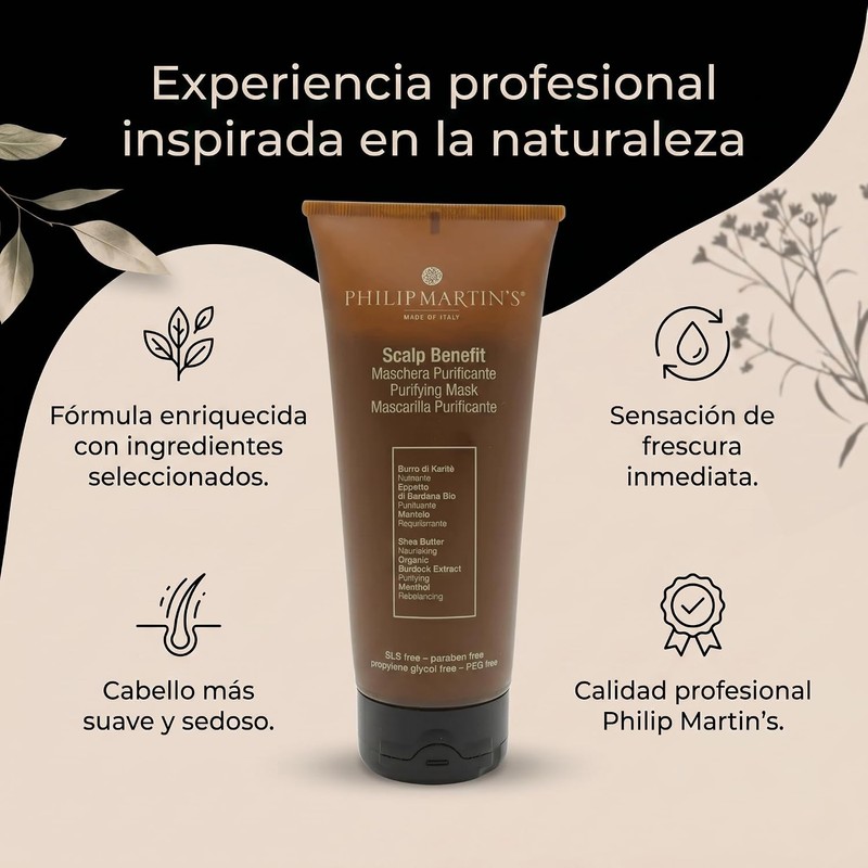 Philip Martin's Scalp benefit mascarilla reequilibrante para eliminar toxinas, 200