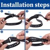 Adnee 4 Pack Snowshoe Strap Kit - 18" Adjustable Ski
