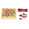 Clamp Bee Matching Game Toys Early Educational Learning Fine Motor