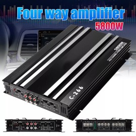 KUERL 5800W Car Amplifier 4-Channel Audio Stereo System Amp Class A/B Truck US A3N1