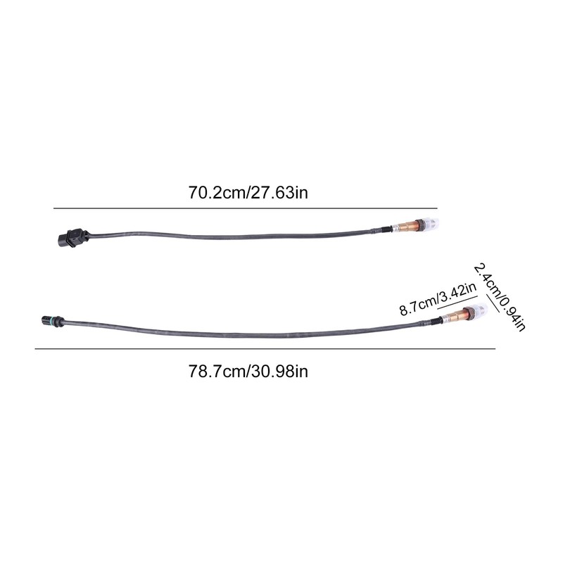 LICHENGTAI Pack of 2 0258010412 Lambda Sensor with Vehicle-Specific Plug,