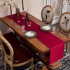 SEASHORE TREE High-Quality Table Runner Table Linen Plain Easy Care
