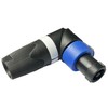 Elbow Right Angle Speakon Cable Adapter Connectors, 4 Pole L-Shape