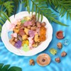 GSrenyu 50 Pcs Mini Resin Capybara Animals Luminous Figures Gifts