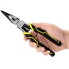 6-in-1 Needle Nose Pliers 9”,Multifunctional Long Nose Pliers with Wire