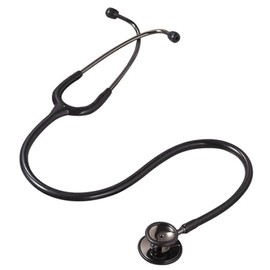 Classic Dual Head Deluxe Stethoscope by Lane Instrument, Black Edition