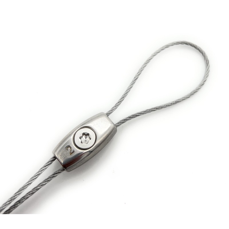 Wire Rope Clamp Stainless Steel A4 Egg Shape Diameter 5