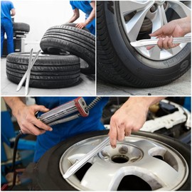 Ovtai Tyre Change Lever, 3 Pieces 32 cm Tyre Tyre Lever Motorcycle, Mounting Iron, Tyre Tyre Suitable for Installation or Repair of Bicycles, Motorcycles, Cars