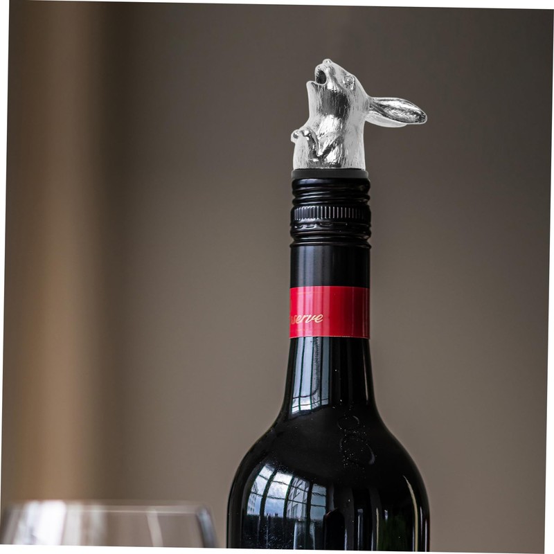 BIUDECO Creative Animal Wine Aerator Rabbit Shape Stainless Steel Wine