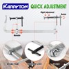 KARRYTON 2-Pack 16"(400x120mm) F-Clamp w/ 4-3/4" Throat Depth, Bar Size