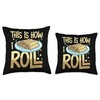 Lefse Norwegian Bread Recipe Maker Flatbread Rolling Throw Pillow