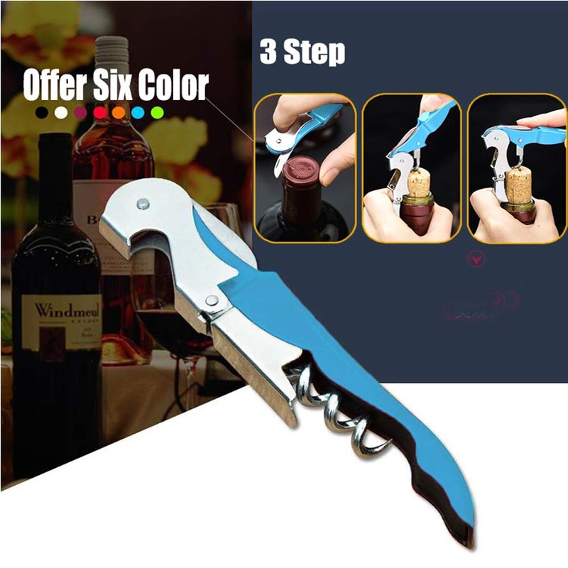 Professional Waiter Corkscrew Wine Openers Set, Heavy Duty Stainless Steel