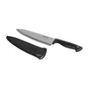 Farberware Edgekeeper 8-Inch Chef Knife with Self-Sharpening Blade Cover, High