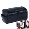 PU Leather Cosmetic Bags,Men's Grooming Traveling Toiletry Bag | Men's