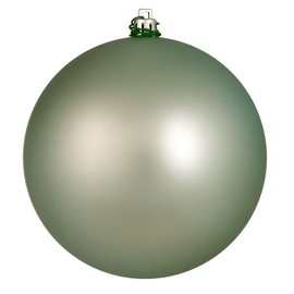 Vickerman 2.75" Frosty Mint Matte Ball Ornament. Includes 12 Ornaments per Pack.