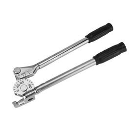 Dobladora de tubos de acero Dobladora de tubos Herramienta manual de doblado de tubos para herramientas de taller Herramienta de doblado de(370mm, 3/8 10mm)