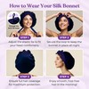 LAVIVIO 100% Mulberry Silk Bonnet for Sleeping Women – 22