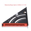 Folding Triangle Square Adjustable Positioning Magnet Goniometer Woodworking Scribe Tool