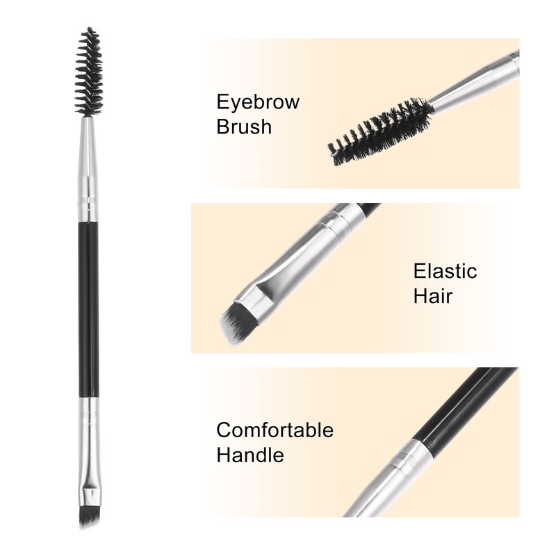 VOCOSTE Soft Double Sided Eyebrow Brush for Women Oblique Eyebrow