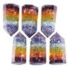 mookaitedecor Reiki Pointed Polished Crystal Sticks 6 Facets Meditation Decoration
