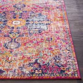 Artistic Weavers Odelia Vintage Bohemian Area Rug ,7'10" x 10'3", Purple/Orange