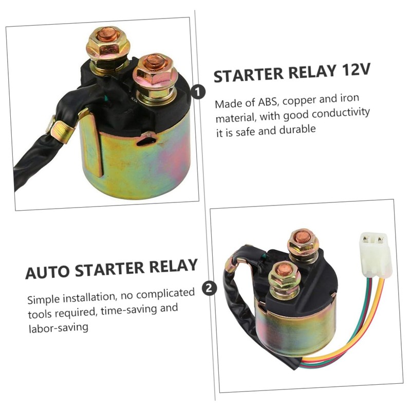 Mobestech Replacement Starter Solenoid Relay 12v Strong Reliability Fit Trx350/trx400
