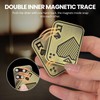 ITOKEY Fidget Toys Adults, Metal Magnetic Fidget Slider, EDC Poker