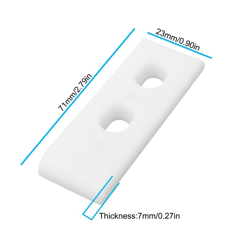 eMagTech 4pcs Bikes Swingarm Nylon Chain Runner Slider Protector 71x23x7mm