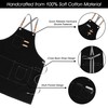 Vantoo Chef Kitchen Denim Apron with Pockets for Men and