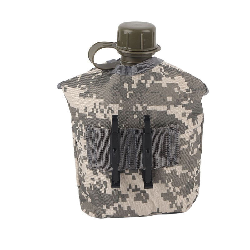 Outdoor Camouflage Bag Army Green Kettle Water Bottle with Aluminum