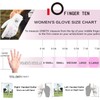 FINGER TEN Golf Gloves Women Leather Glove with Ball Marker
