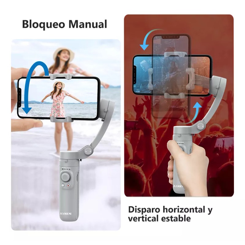 Axnen Gimbal Estabilizador de teléfono celular con cardán de 3