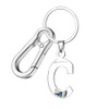 EZUY GNAY A-Z English Letter Volleyball Pendant Key buckle Stainless