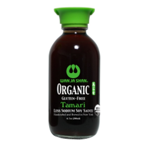 Wan Ja Shan Organic Tamari Soy Sauce Less Sodium Dispenser 300mL
