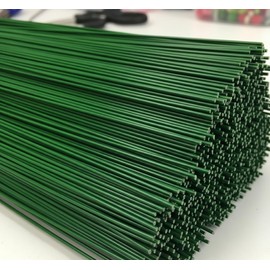 18" Floral Wire (18 Gauge) - 350 Pieces Bulk Buy - Wholesale Quantity Box. Florist Stem Wire for Wedding, Prom, Corsage, Flower Arrangement, Boutonniere, Crafts and More.