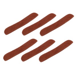 CORHAD 6pcs Cattlehide Crash Angle Protectors for Erhu Wear-Resistant Cushions Musical Instrument Accessories Anti-Collision Design for Erhu