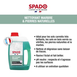 Spado Reinigungsmittel für Fußböden, Marmor, glänzend, 1 l