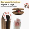 Magic Organ Cat Toy,Cat Scratcher for Grinding ClawCardboard Cat Toys,Interactive