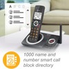 AT&T CL82219 DECT 6.0 2-Handset Cordless Phone for Home with