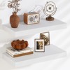 Fun Memories Floating Shelves, 9.3'' Deep Solid Pine Wood Wall