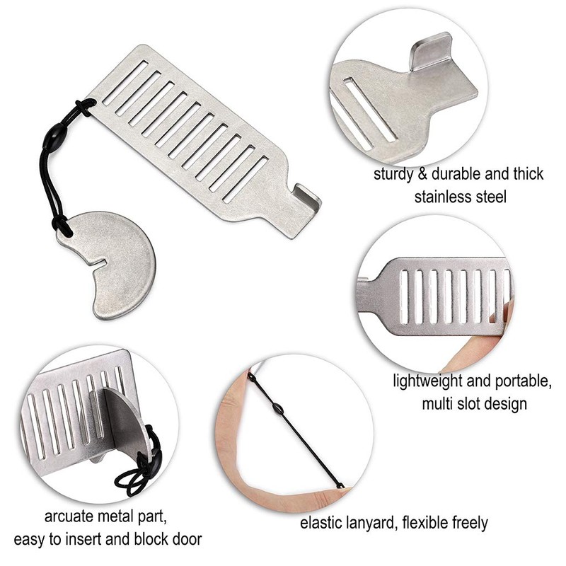 Sumnacon 2 x Door Lock for Travel, Hotel, Home, Apartment,