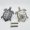 HWAQHDYL 6 Pcs Sea Turtle Shape Knobs Door Handle Cabinet