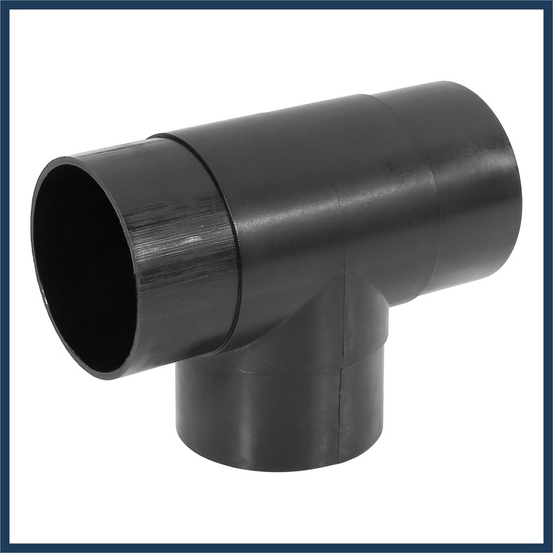 INFINAUTO 60mm Car 3 Way Air Ducting Elbow Pipe T
