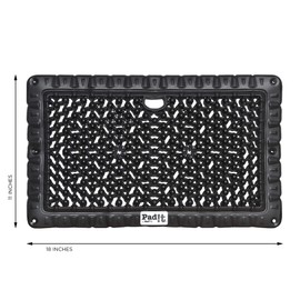 GelPro Pad-IT Comfort While Kneeling & Sitting, 11x18, Black